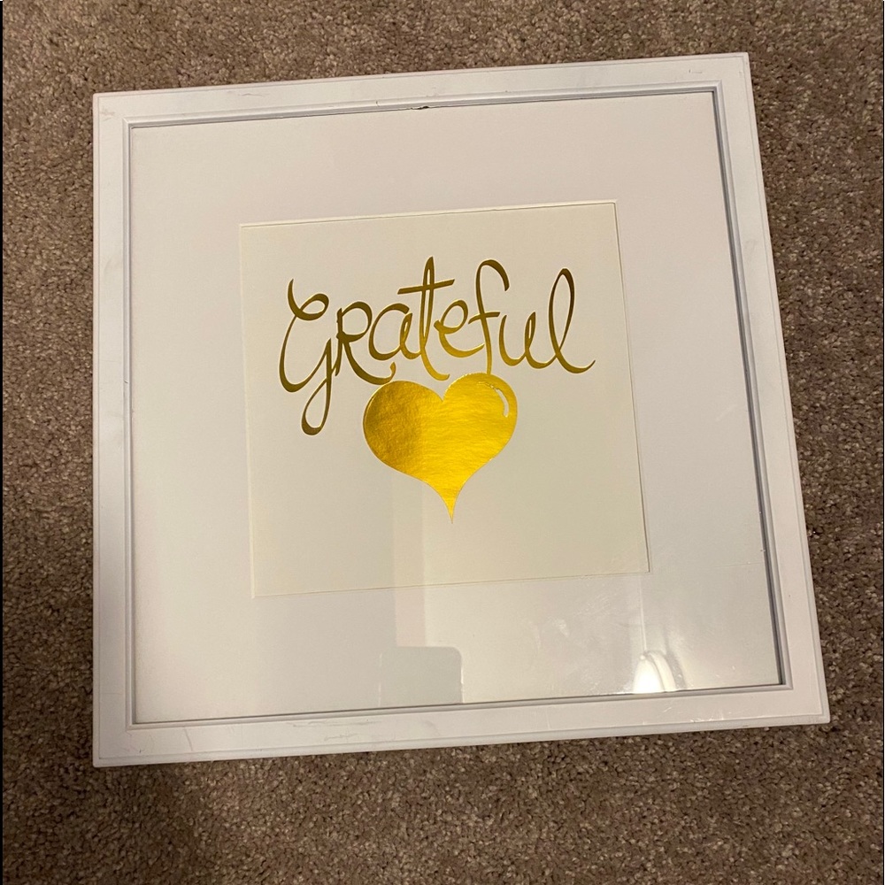 Grateful wall art